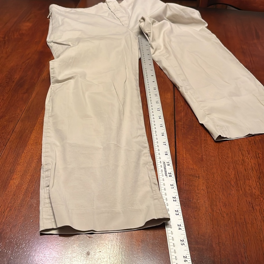 Banana republic stretch cropped flat front pants size 6 - Picture 3 of 7